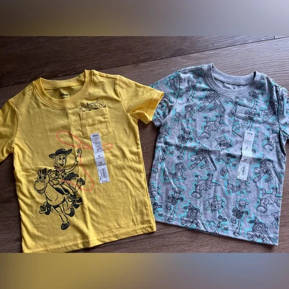 NWT toddler boy Disney Toy Story t-shirt bundle Size 3T - Picture 2 of 3
